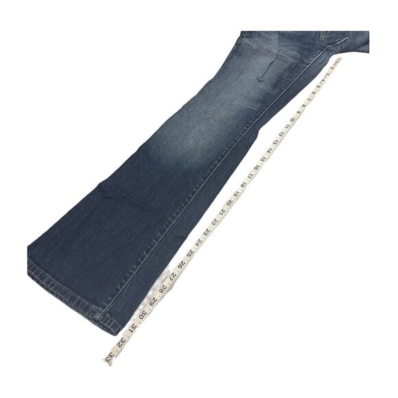 Decree Bootcut Jeans Women's 5 Blue Denim Stretch Low-Rise 5-Pocket Zip Fly - Picture 6 of 8